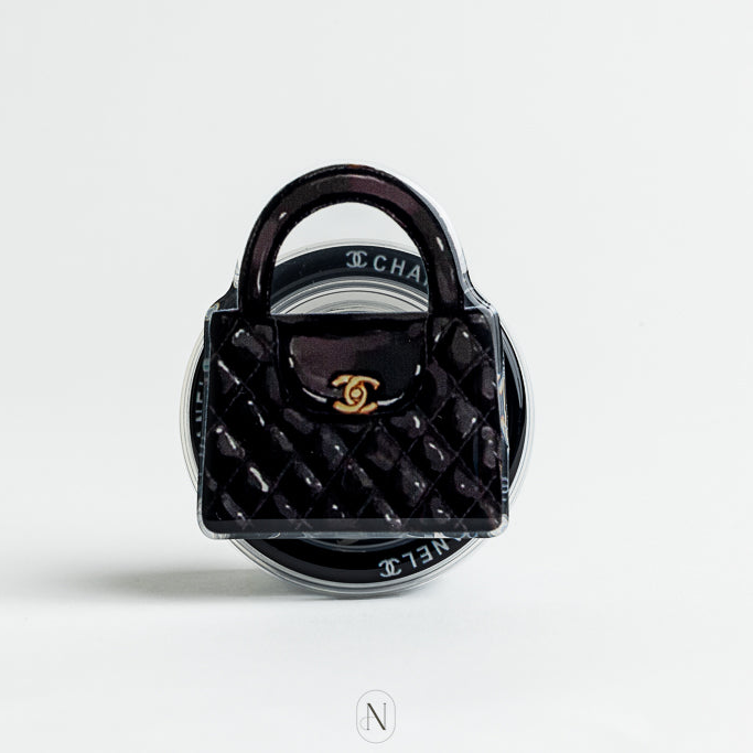 Chanel Mini Kelly Quilted Bag Phone Grip