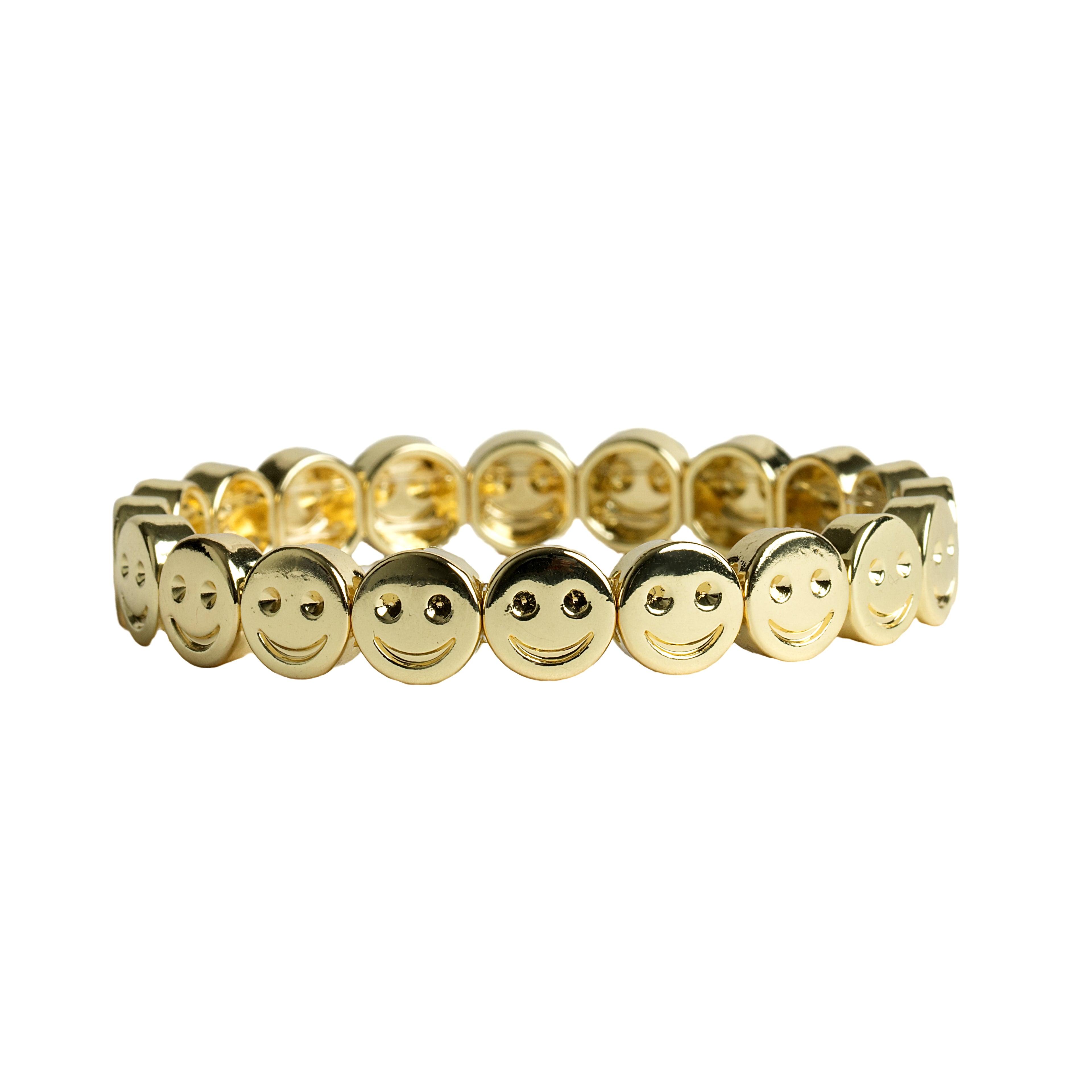 emoji face brace let, classic look no zircon gem