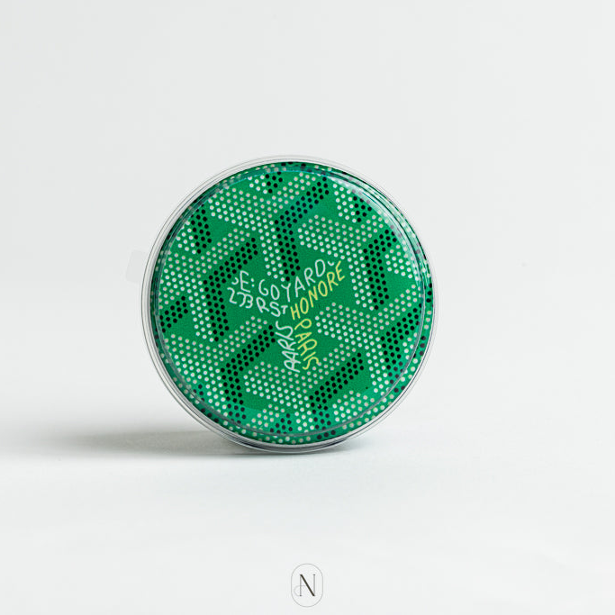 Green Goyard Print Phone Grip