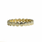 Smiley Face bracelet, eyes zircon only